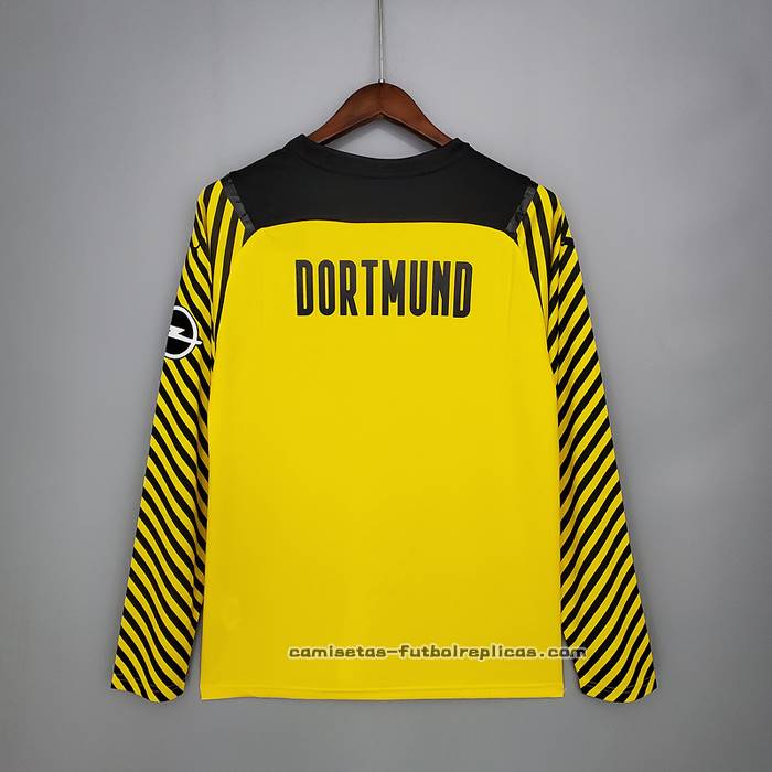 Camiseta 1ª Borussia Dortmund Manga Larga 2021-2022